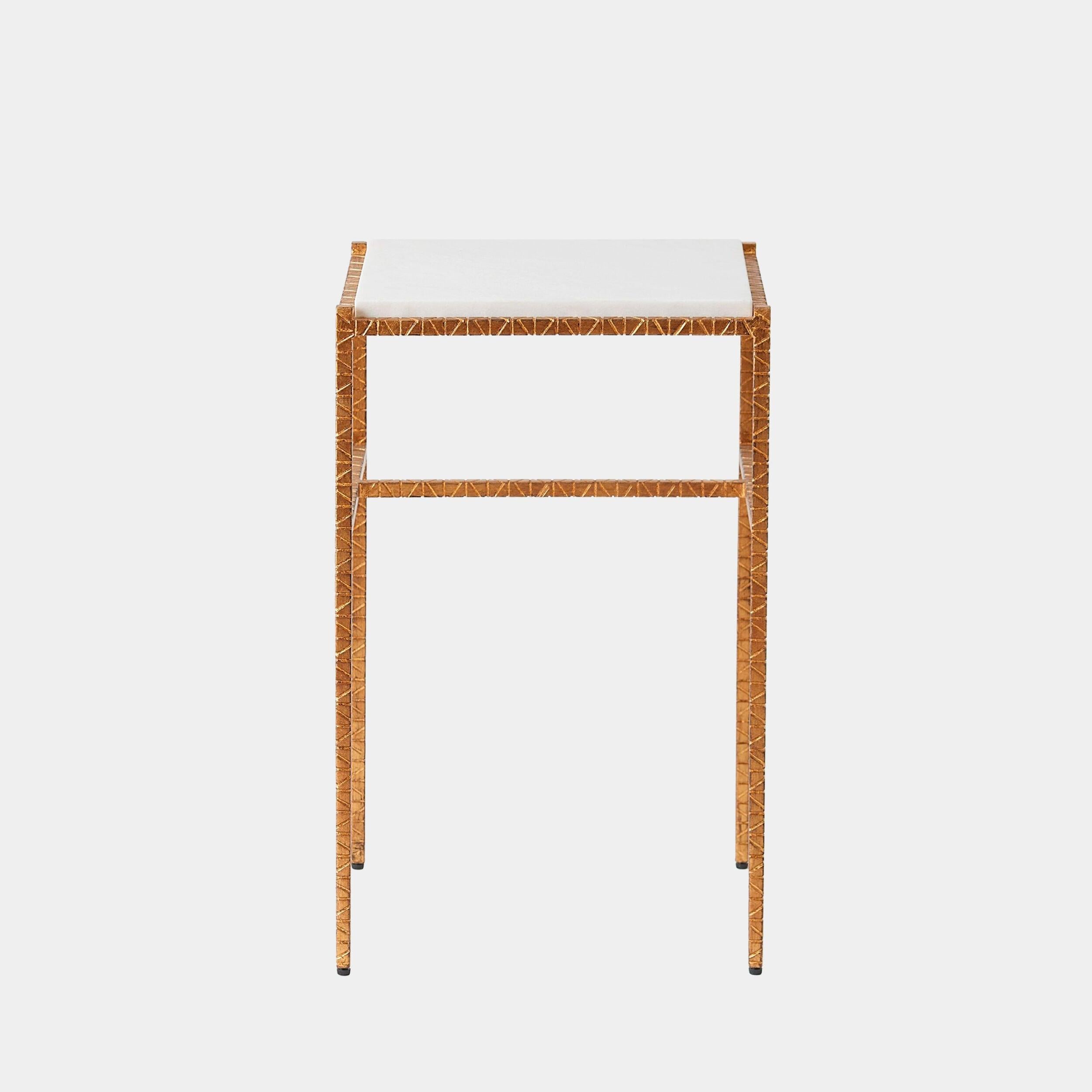 Global Views Shadrach Cut Iron Side Table Clearance