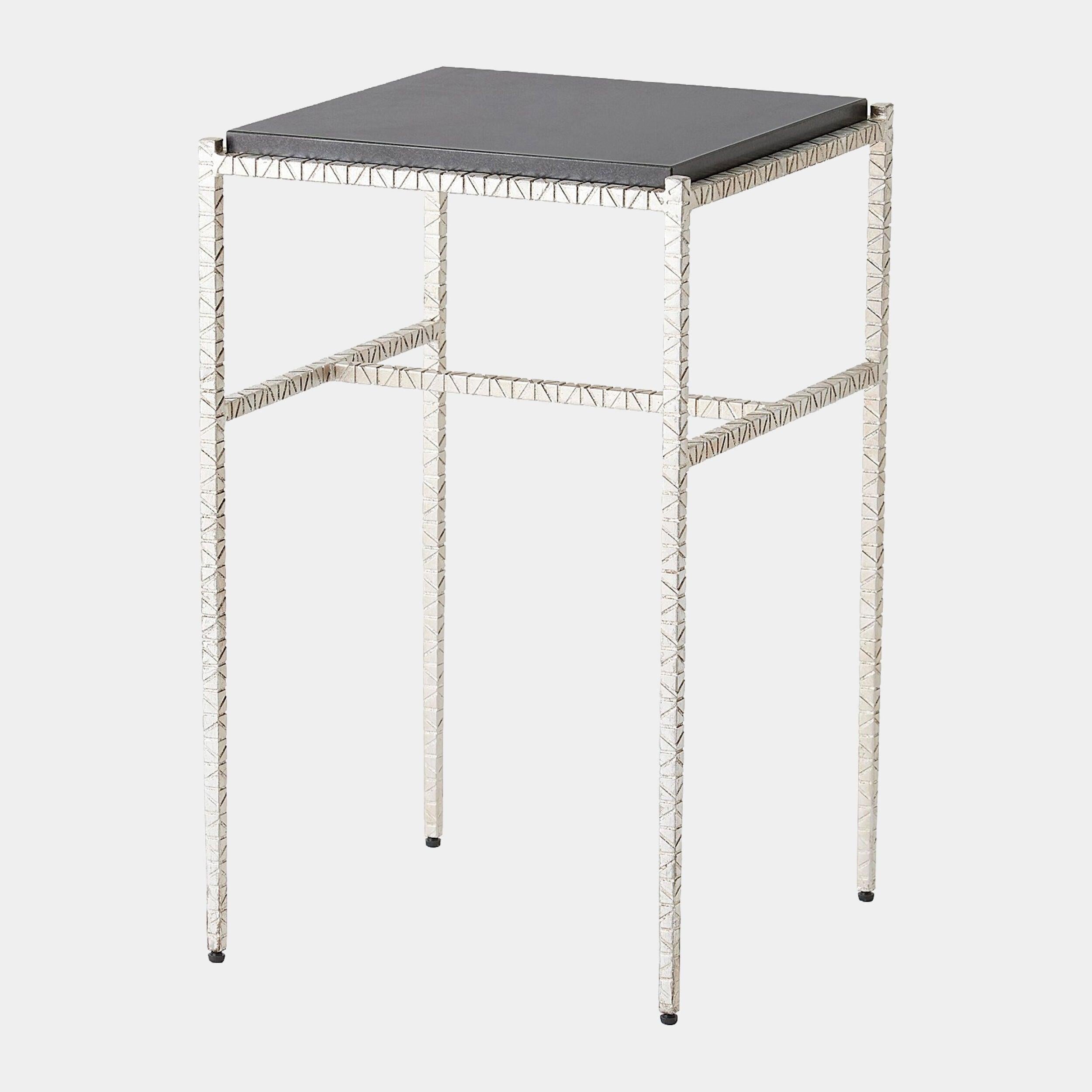 Global Views Shadrach Cut Iron Side Table Clearance