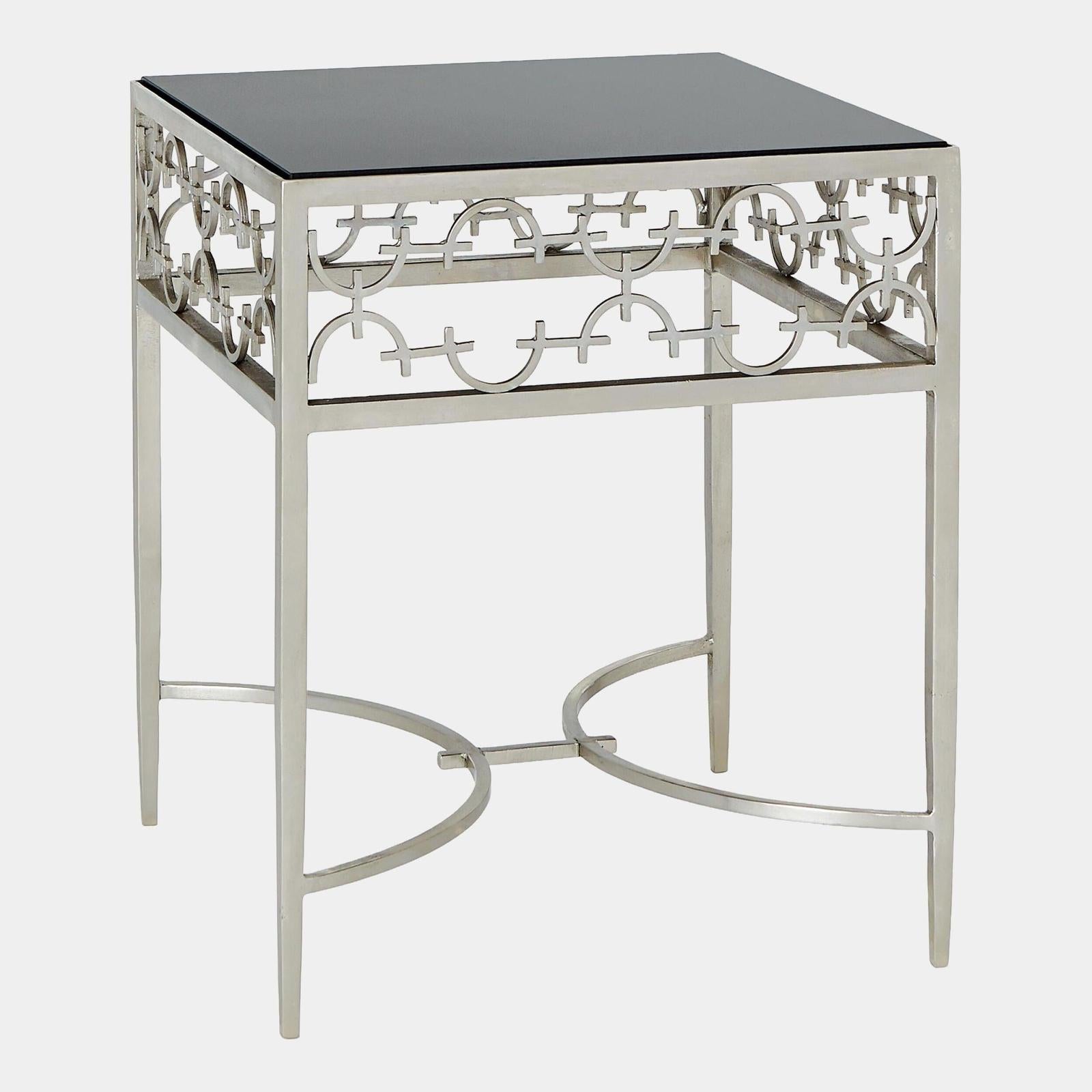 Global Views Nikos C Fret Side Table Clearance