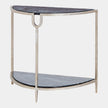 Global Views Demilune Side Table