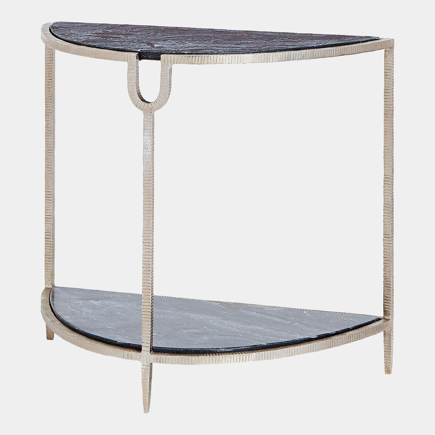 Global Views Demilune Side Table