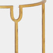 Global Views Demilune Side Table