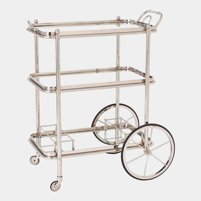 Global Views Jude English Bar Cart and Tea Trolley