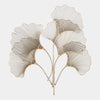 Global Views Ginkgo Natural Iron Leaf Wall Panel