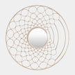 Global Views Silver Loop Mirror Clearance