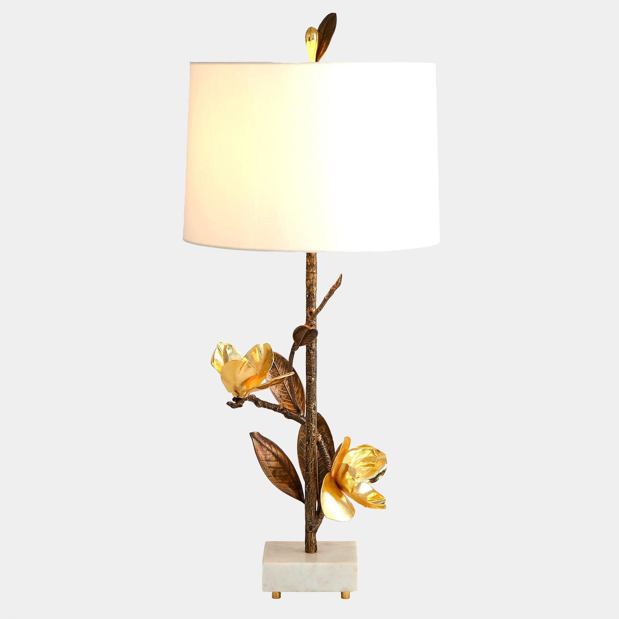 Global Views Magnolia Flower Table Lamp