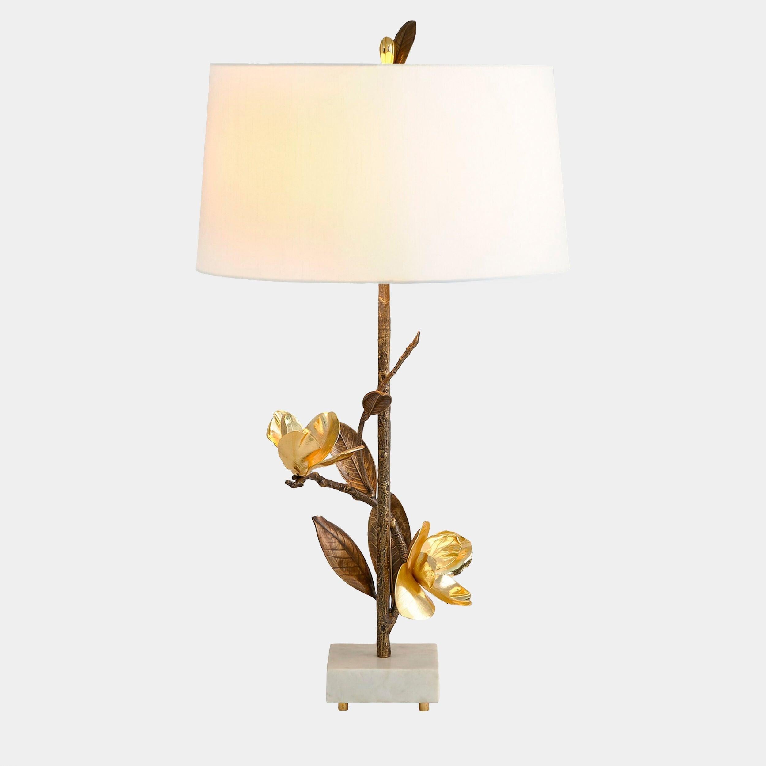 Global Views Magnolia Flower Table Lamp