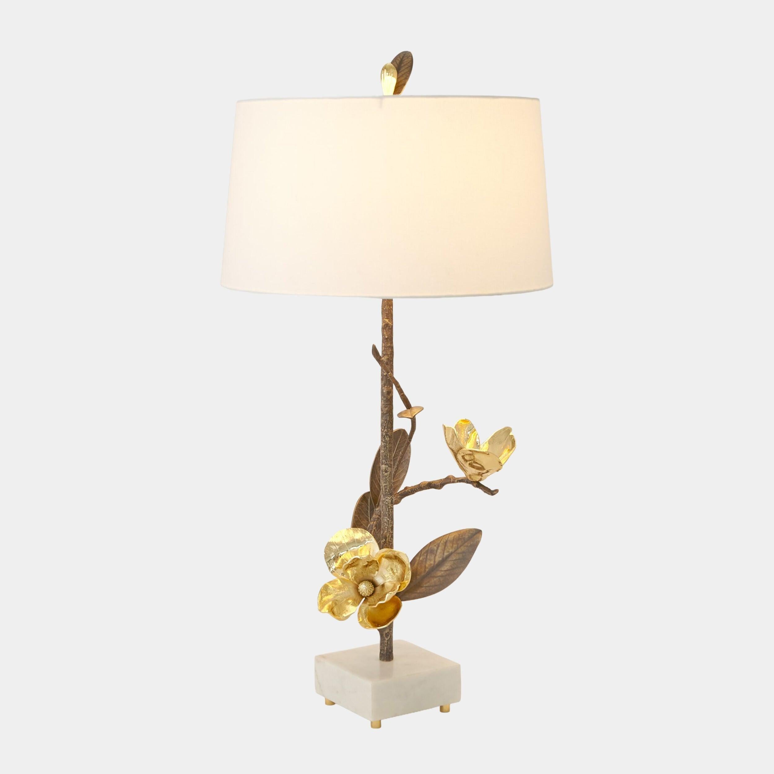 Global Views Magnolia Flower Table Lamp