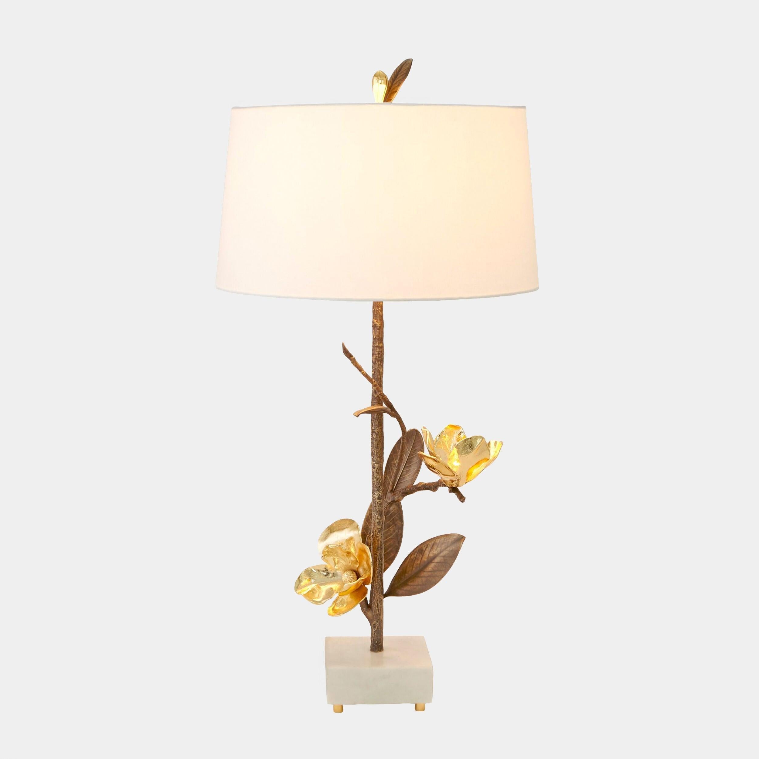 Global Views Magnolia Flower Table Lamp