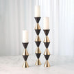 Global Views Jig Italian Diamond Candle Holder
