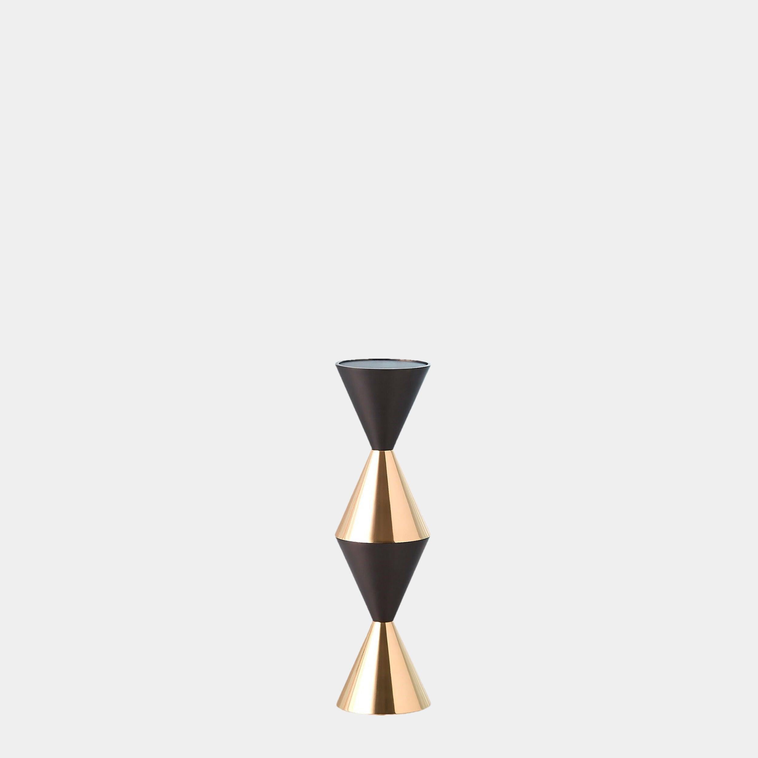 Global Views Jig Italian Diamond Candle Holder