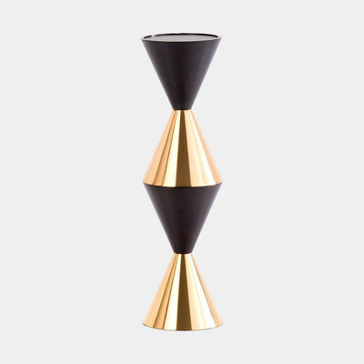 Global Views Jig Italian Diamond Candle Holder