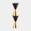 Global Views Jig Italian Diamond Candle Holder