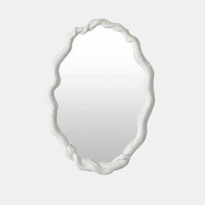 Global Views Entwined White Snake Mirror Clearance