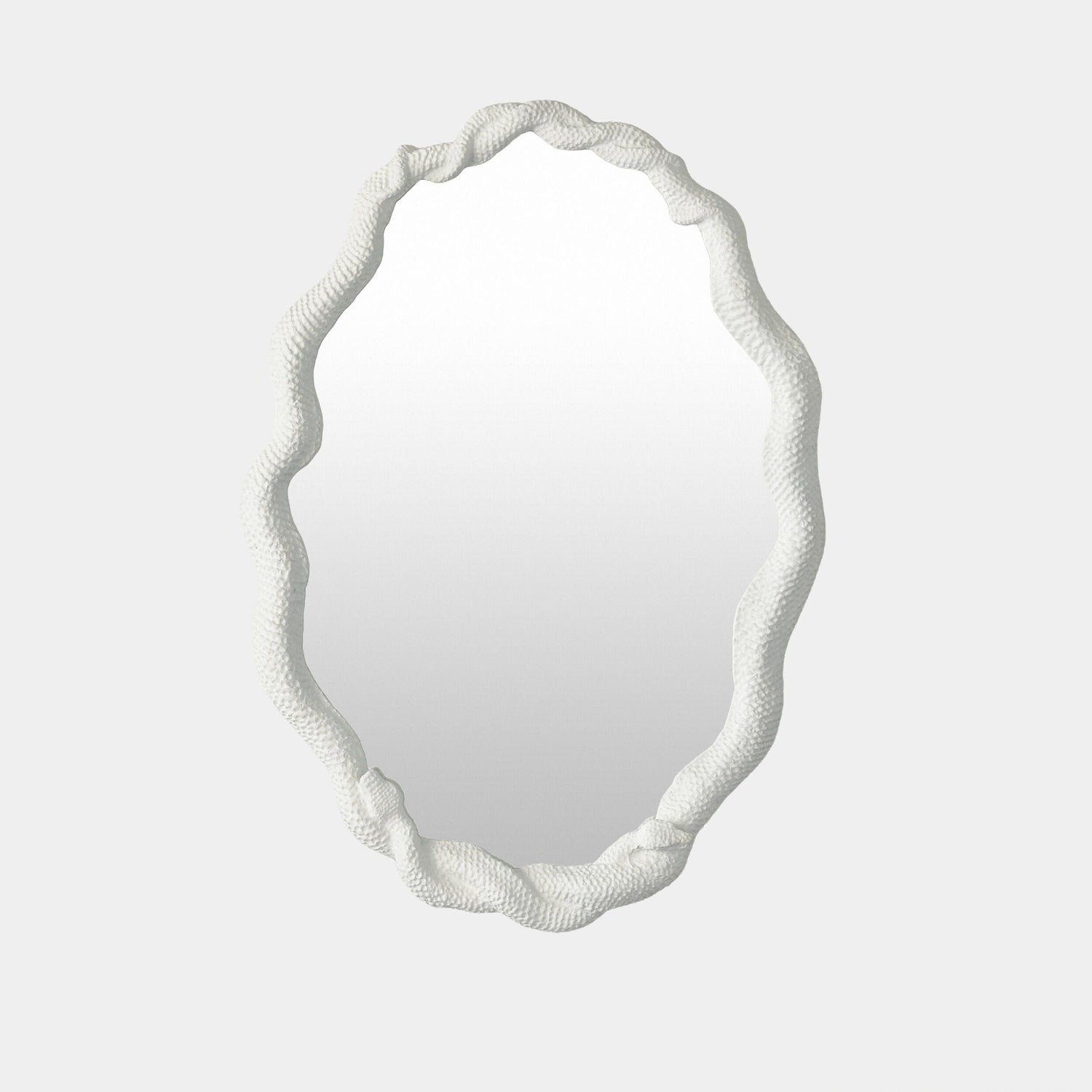 Global Views Entwined White Snake Mirror Clearance