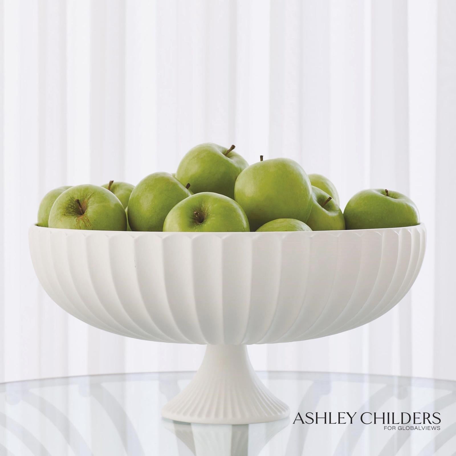 Global Views Cassian Flute Bowl by Ashley Childers