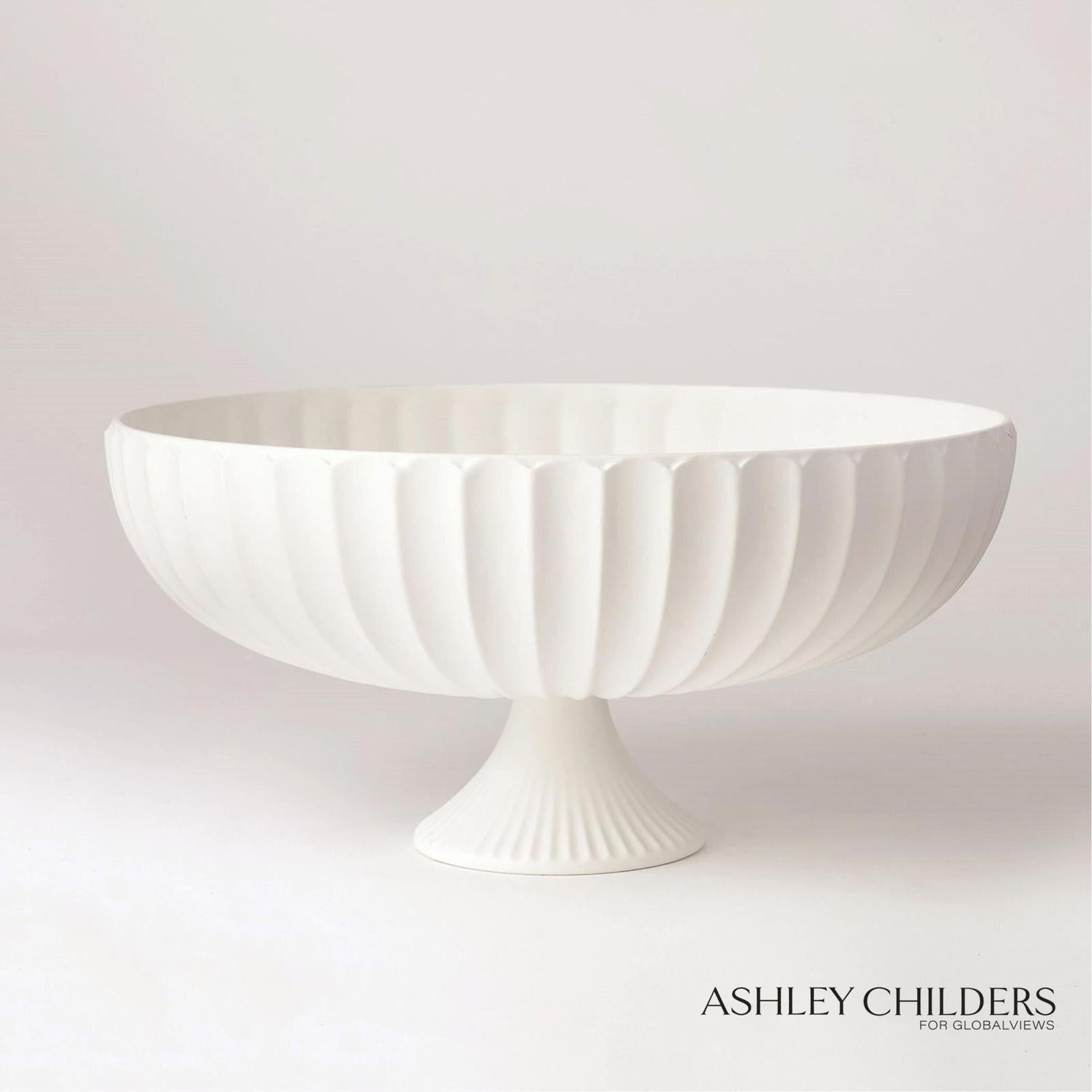 Global Views Cassian Flute Bowl by Ashley Childers