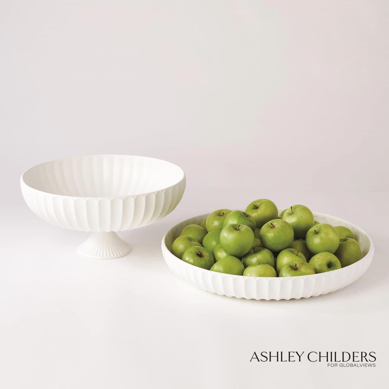 Global Views Cassian Flute Bowl by Ashley Childers