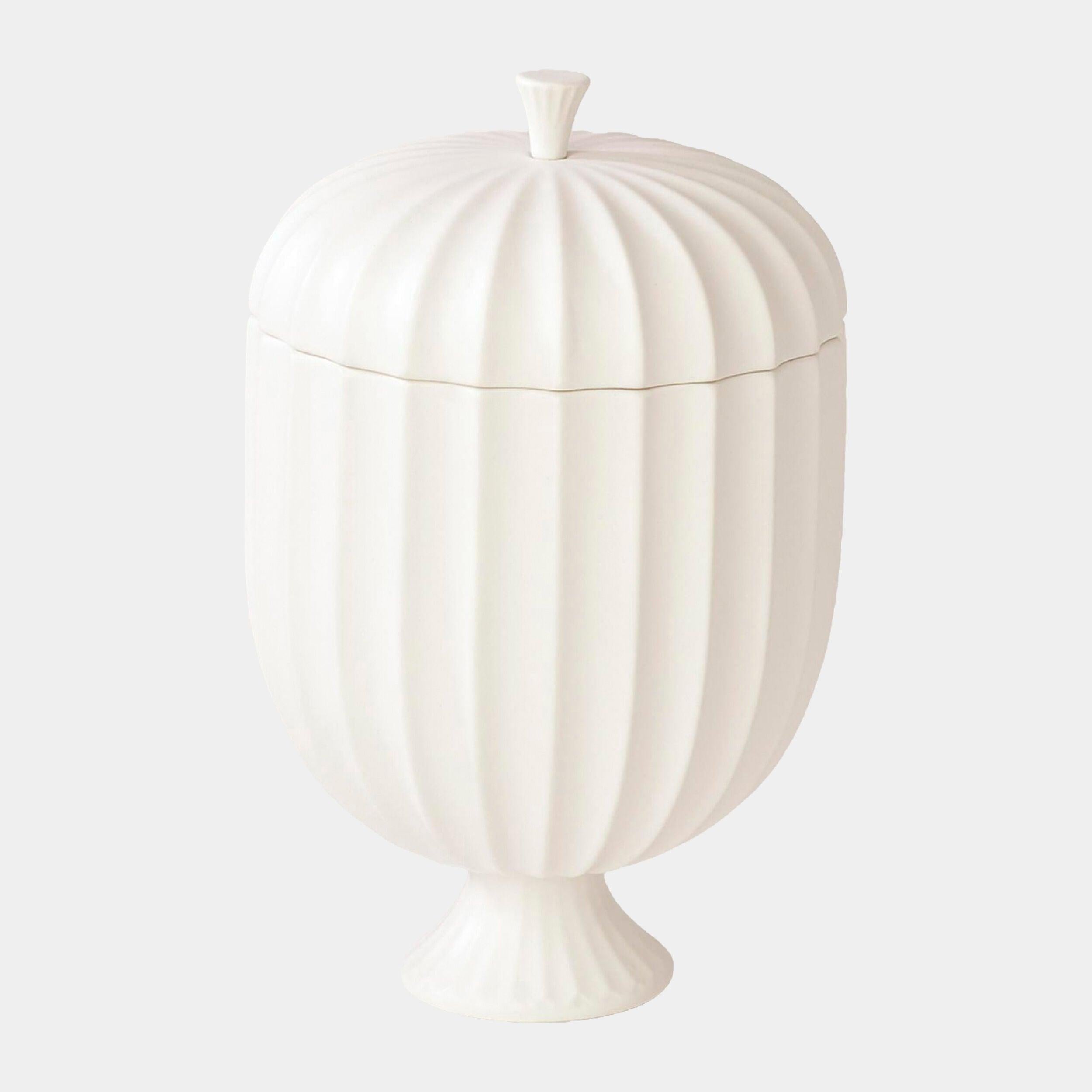 Global Views Cassian Flute Lidded Vessel by Ashley Childers