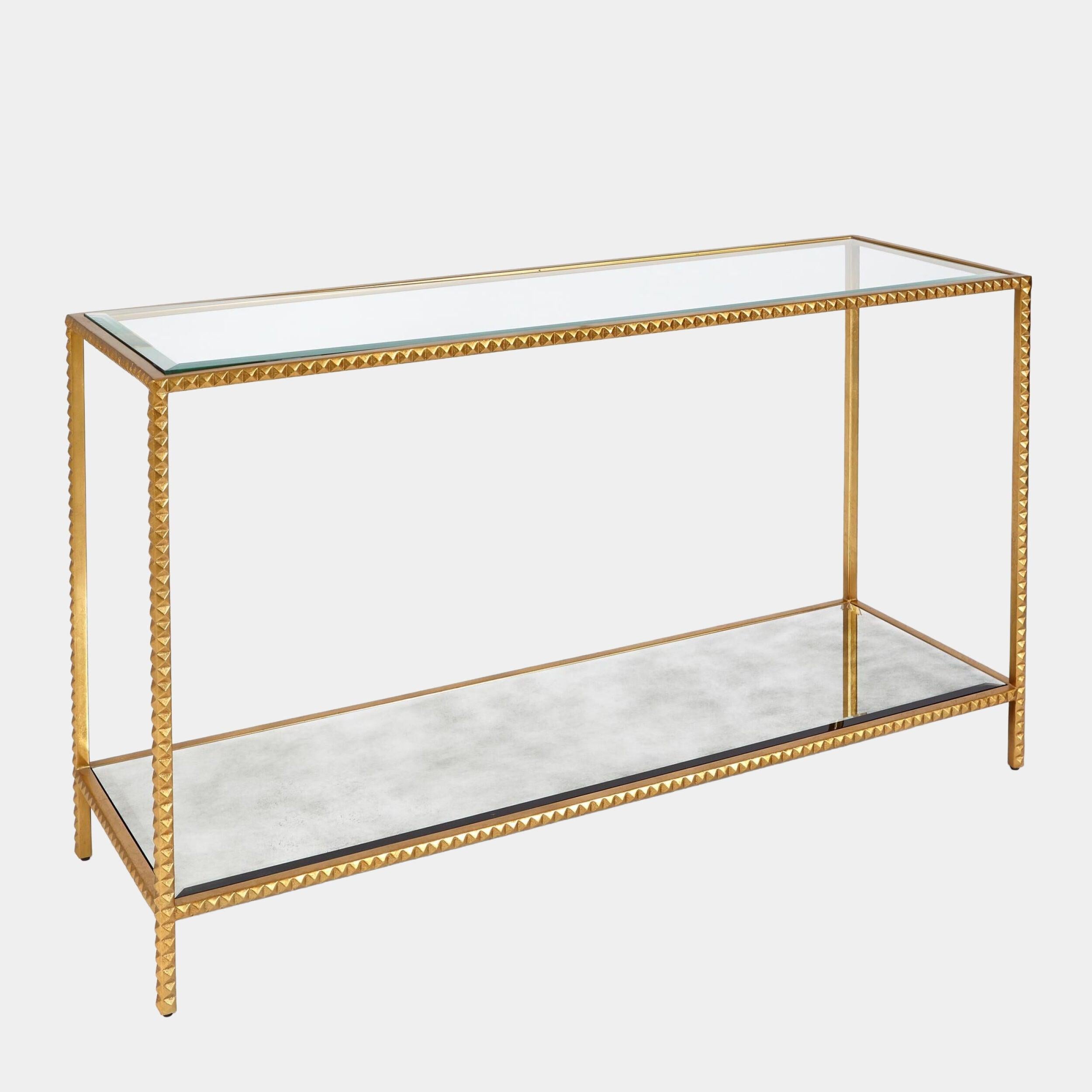 Global Views Stud Console Table by Ashley Childers