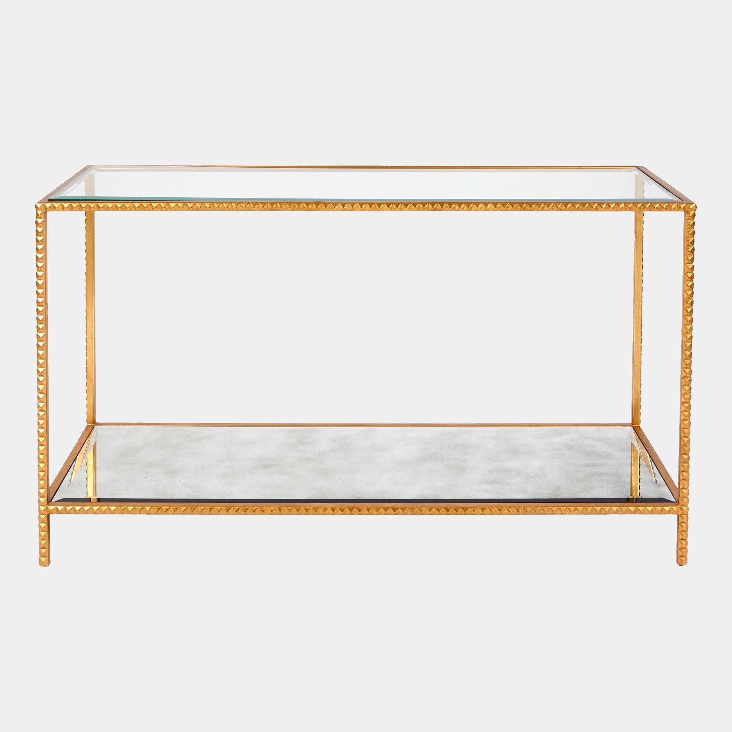 Global Views Stud Console Table by Ashley Childers