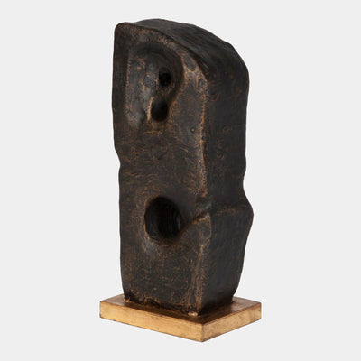 Global Views Monolith Bronze Sculpture by Ashley Childers