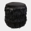 Global Views Thelma Fringe Ottoman by Ashley Childers
