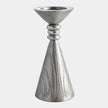 Global Views Leaf Nickel Candle Holder Clearance