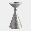 Global Views Leaf Nickel Candle Holder Clearance