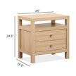 Magnussen Home Merrifield Sandstone Beige Drawer Nightstand