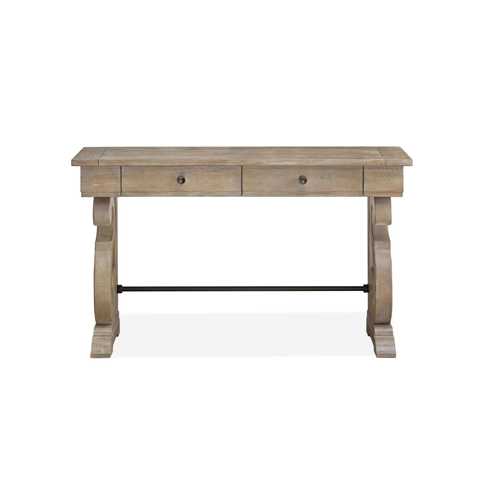 Magnussen Home Tinley Park Dove Tail Grey Rectangular Sofa Table