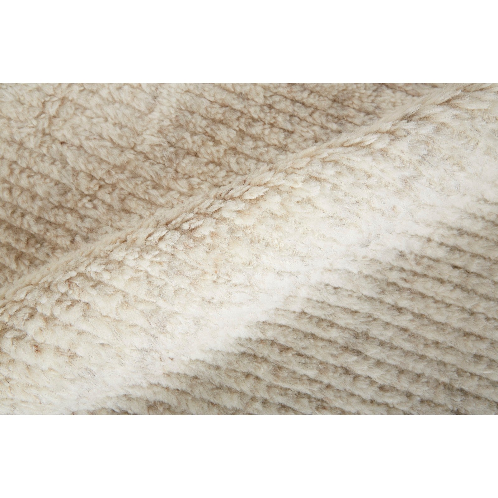 Feizy Alford 6921F Modern Solid in Ivory/Tan