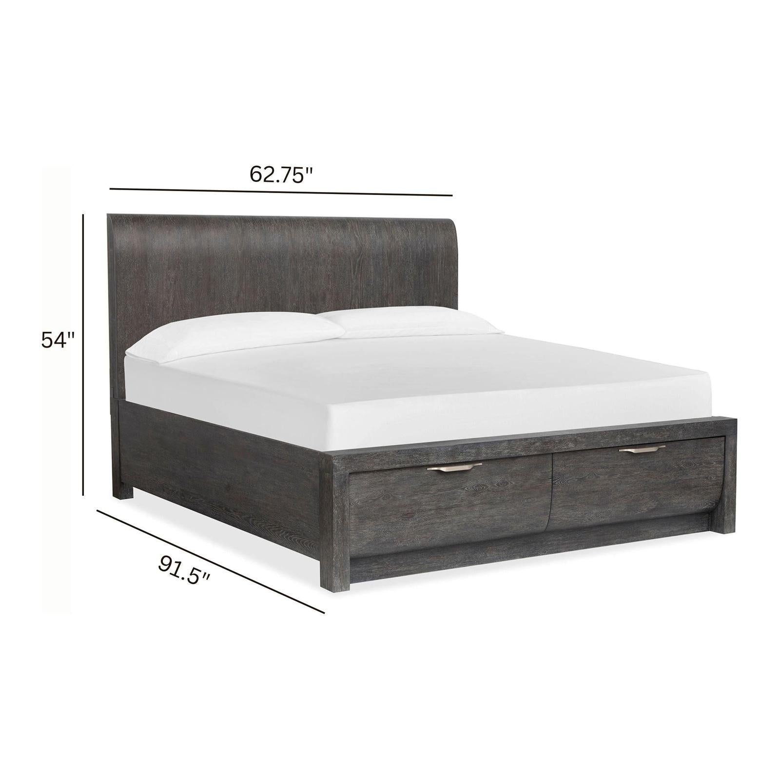 Magnussen Home Kinsley Black Heron Panel Bed