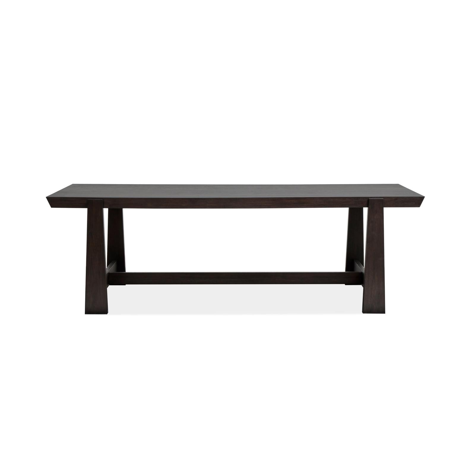 Magnussen Home Tauren Coffee Bean Trestle Dining Table