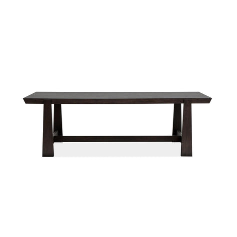 Magnussen Home Tauren Coffee Bean Trestle Dining Table