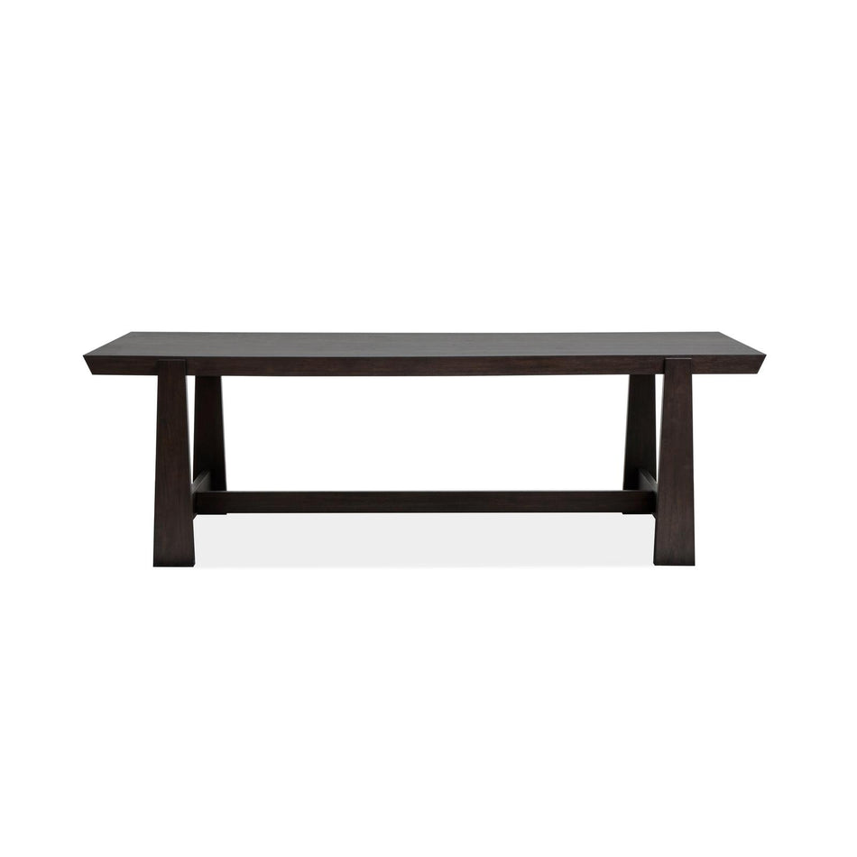 Magnussen Home Tauren Coffee Bean Trestle Dining Table