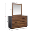 Magnussen Home Jensen Tavern Brown Double Drawer Dresser