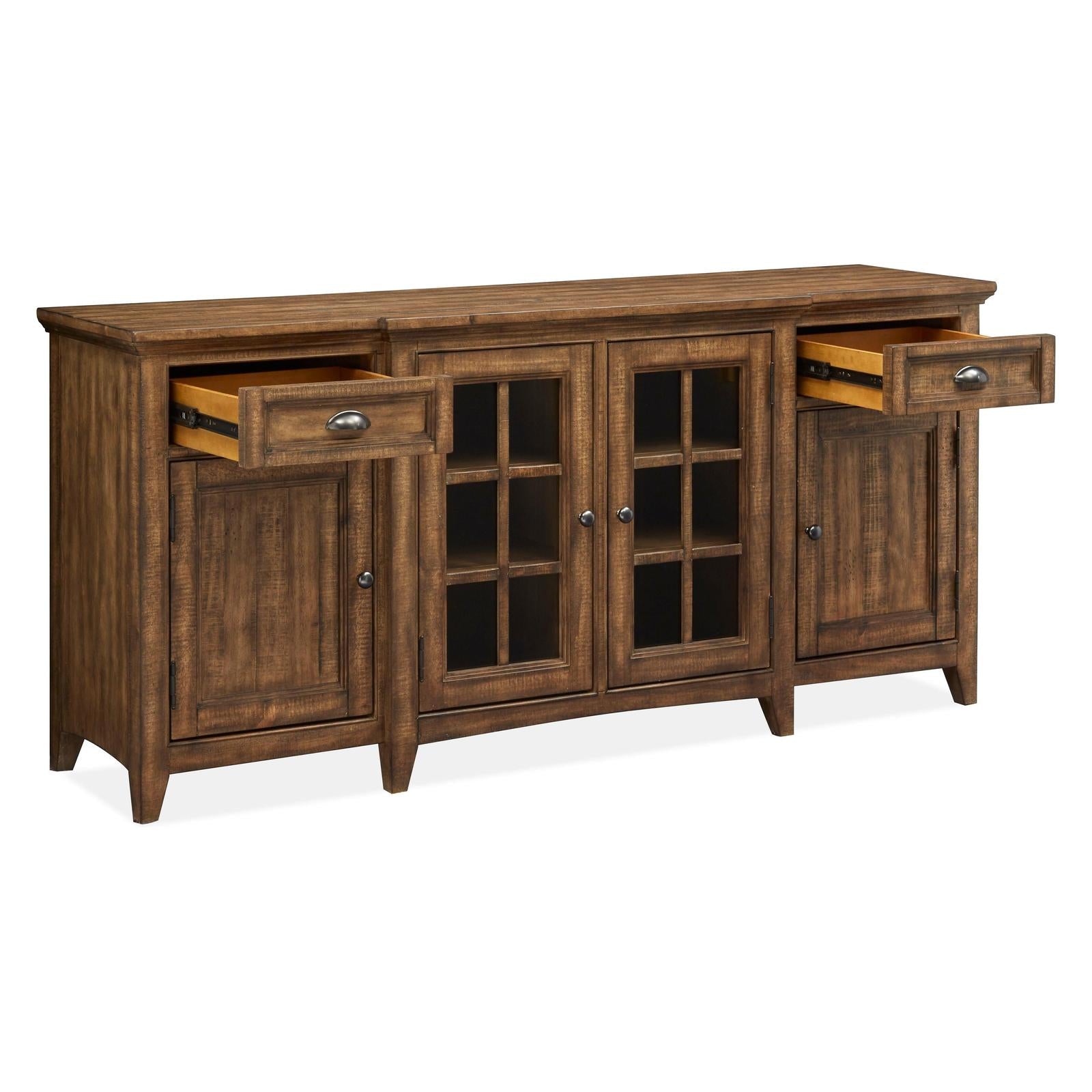 Magnussen Home Bay Creek Toasted Nutmeg Console