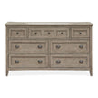 Magnussen Home Paxton Place Dovetail Grey Drawer Dresser