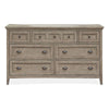 Magnussen Home Paxton Place Dovetail Grey Drawer Dresser