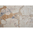 Feizy Laina 39G8F Transitional Abstract in Tan/Blue