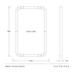 Arteriors Trevino Mirror
