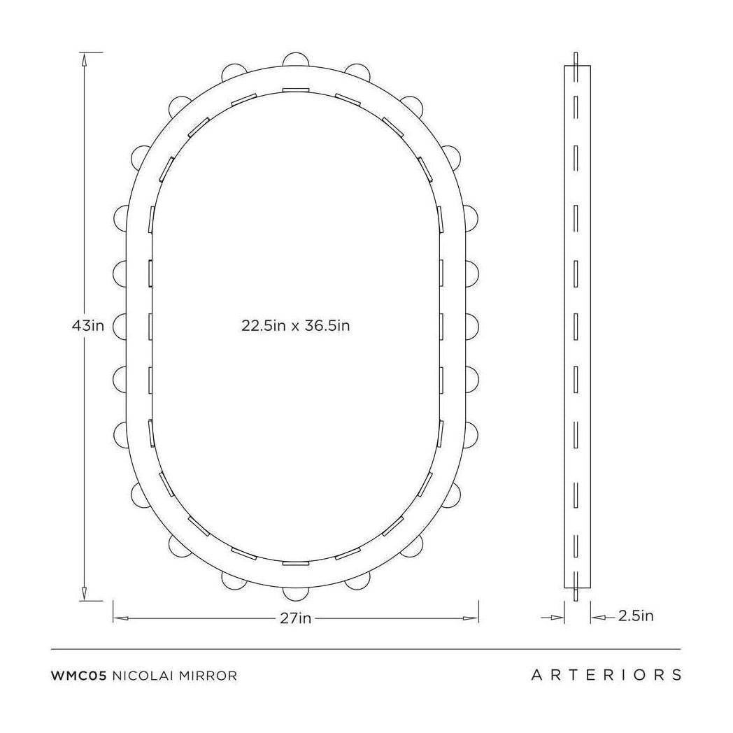 Arteriors Nicolai Mirror