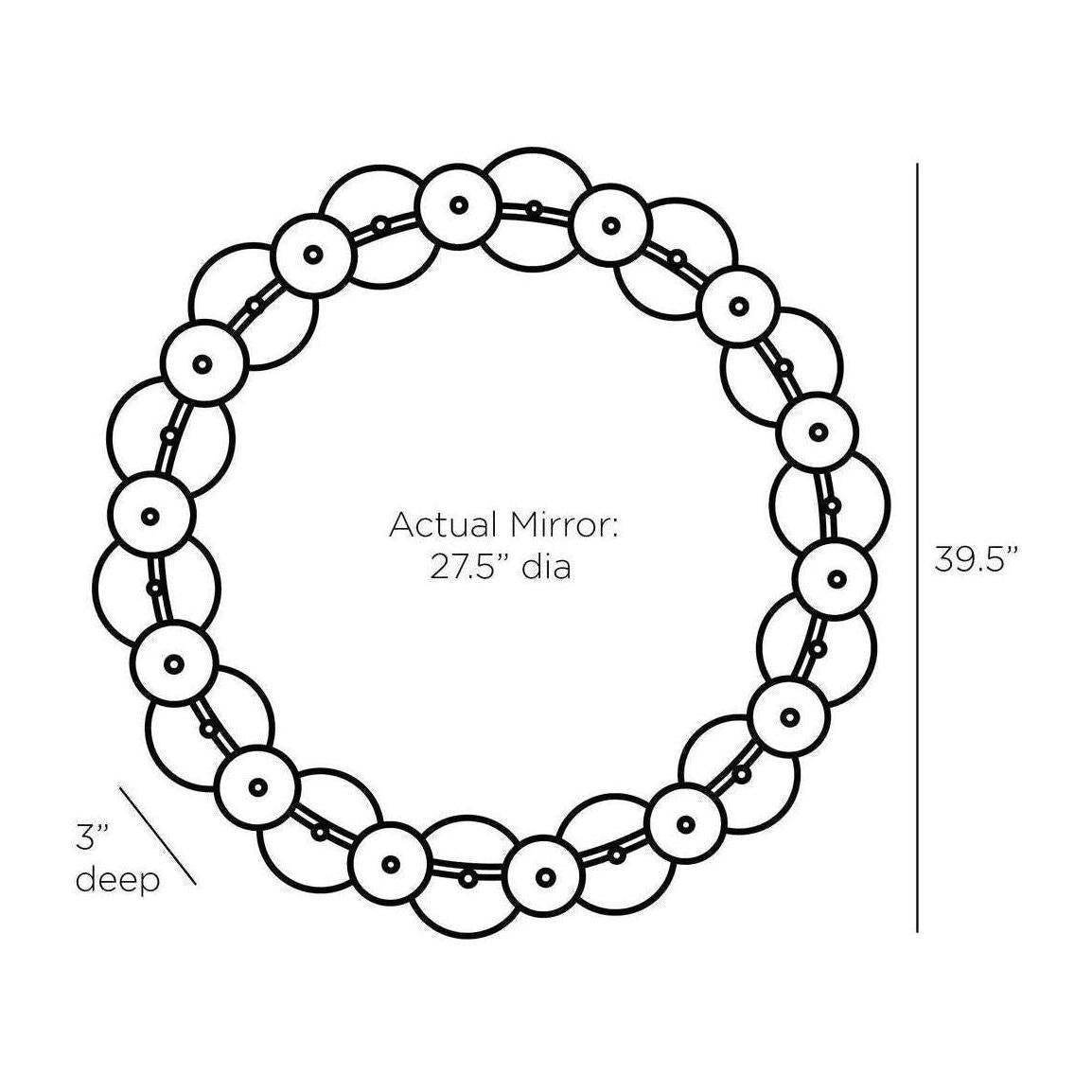 Arteriors Trixie Mirror