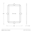 Arteriors Geneva Mirror