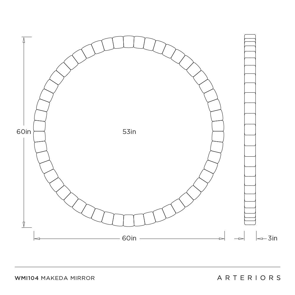 Arteriors Makeda Mirror