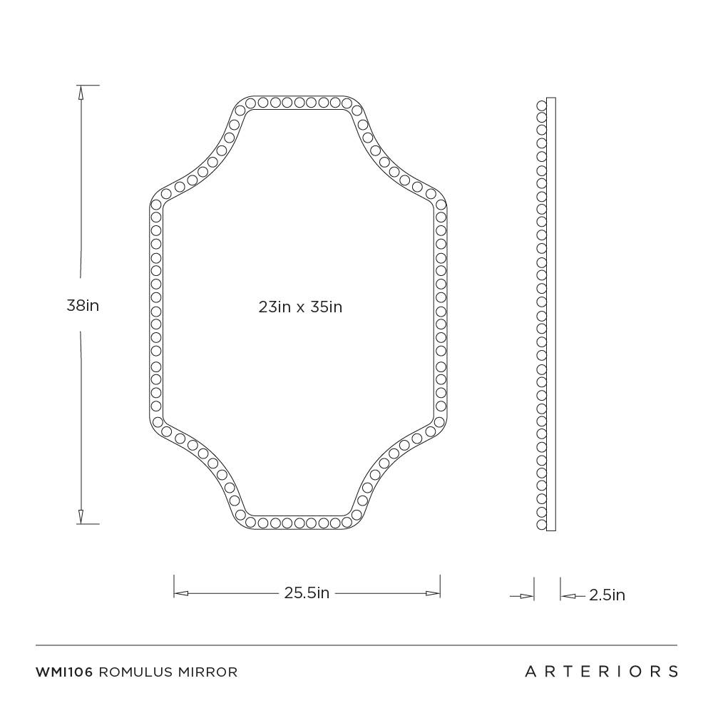 Arteriors Romulus Mirror