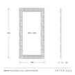 Arteriors Goldcrest Full Length Mirror