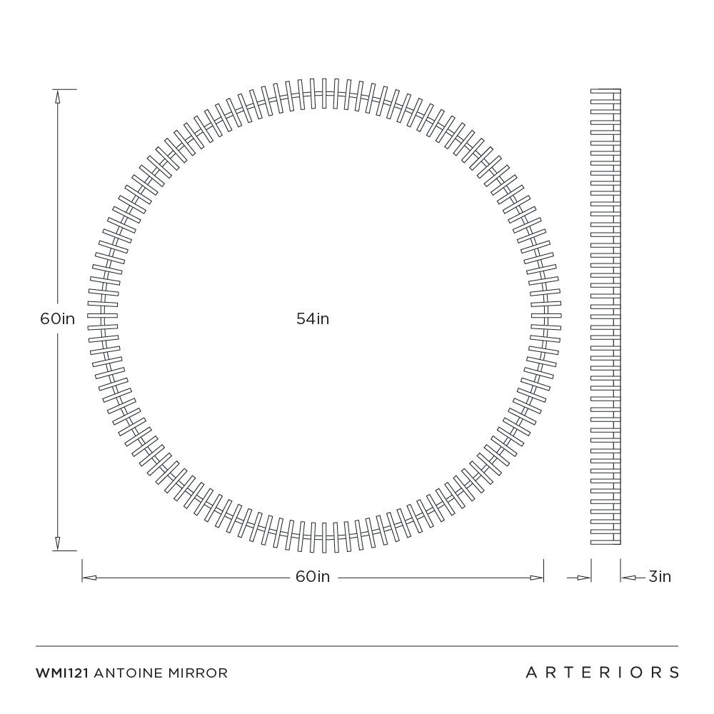 Arteriors Antoine Mirror