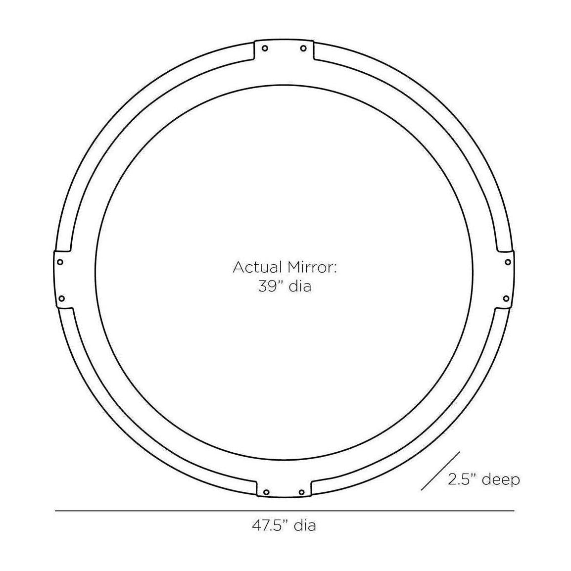 Arteriors Asmara Mirror